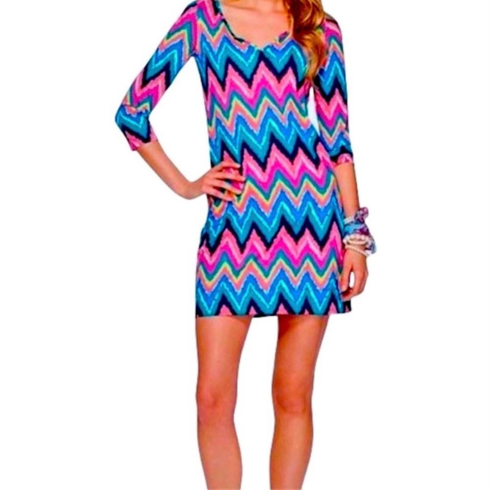 Lilly Pulitzer Gretchen Pima Cotton Shift Dress - Picture 9 of 14